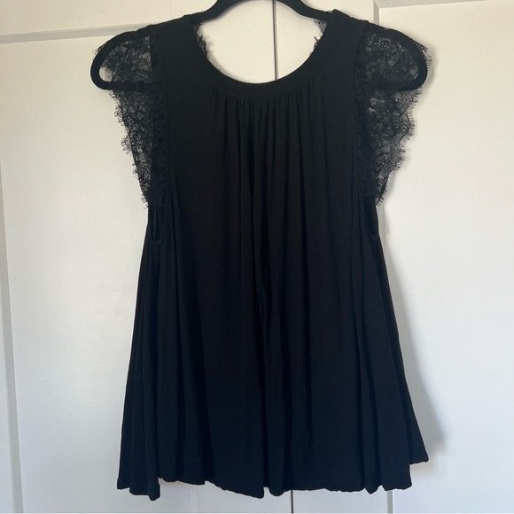 Free People Lovin’ on You Black Lace Tank Top Size Small - Picture 8 of 9